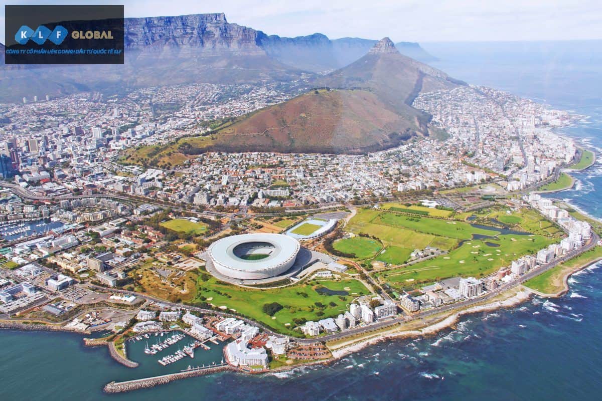 Cape Town nhìn từ trên cao đẹp lạ lùng